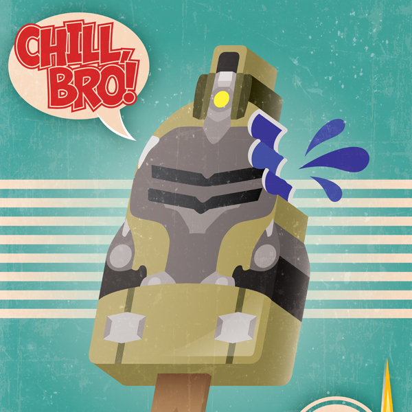 Oscar Mike-sicle Card